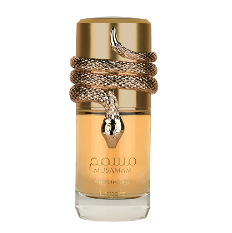 عطر ادکلن لطافه مسمم وایت اینتنس (مشابه ورساچه کریستال نویر)  Lattafa Musamam White Intense
