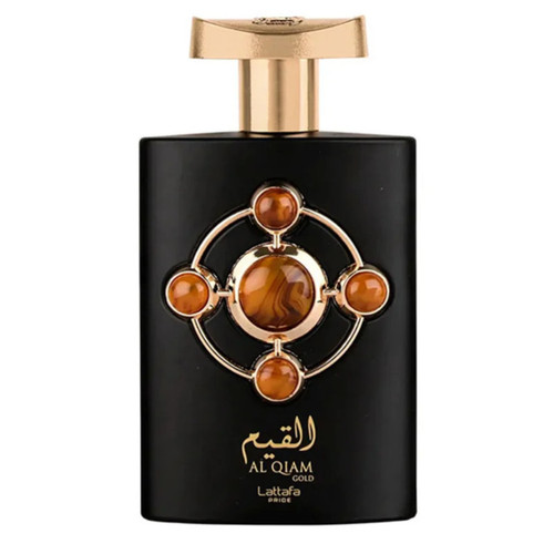 ادوپرفیوم لطافه پراید مدل Lattafa Pride Al Qiam Gold با رایحه گرم حجم 100 میلی لیتر