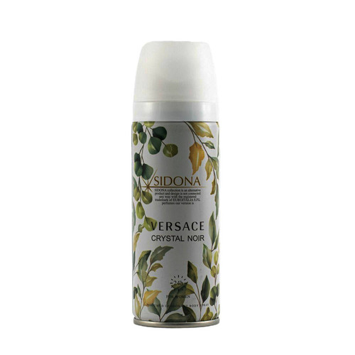 اسپری خوشبو کننده بدن زنانه سیدونا مدل Versace Crystal Noir حجم 200 میلی لیتر
