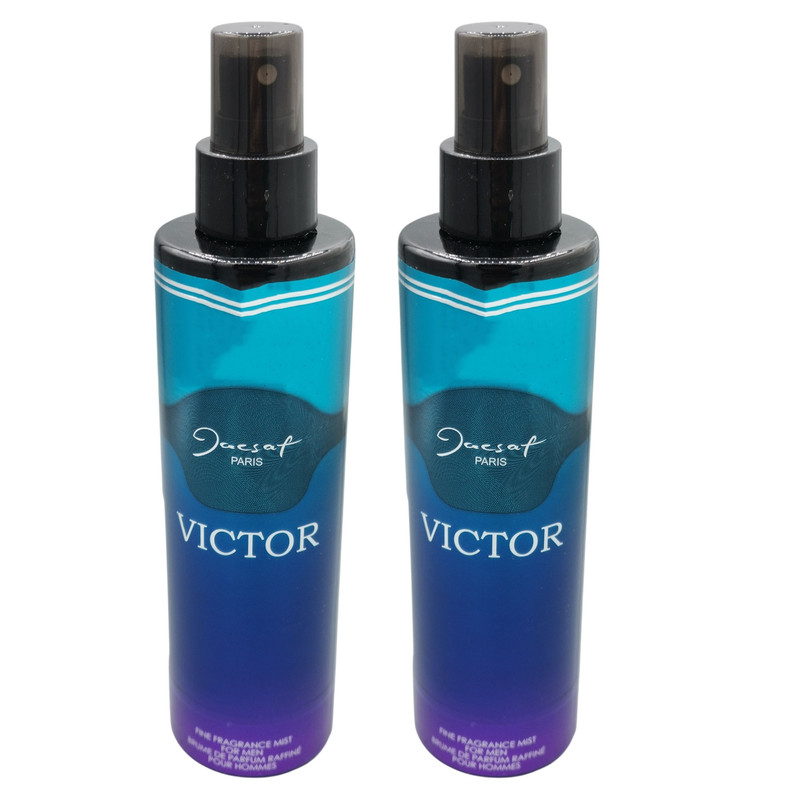 بادی اسپلش مردانه ژک ساف مدل Victor حجم 200 میلی لیتر مجموعه دو عددی