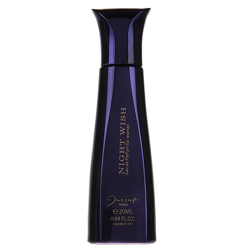 عطر جیبی زنانه ژک ساف مدل نایت ویش با رایحه گرم، شیرین حجم 22 میلی‌لیتر