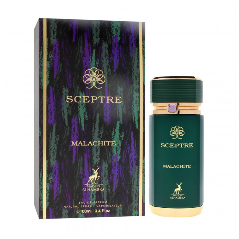 ادو پرفیوم مردانه الحمبرا مدل Sceptre Malachite با رایحه معتدل حجم 100 میلی لیتر