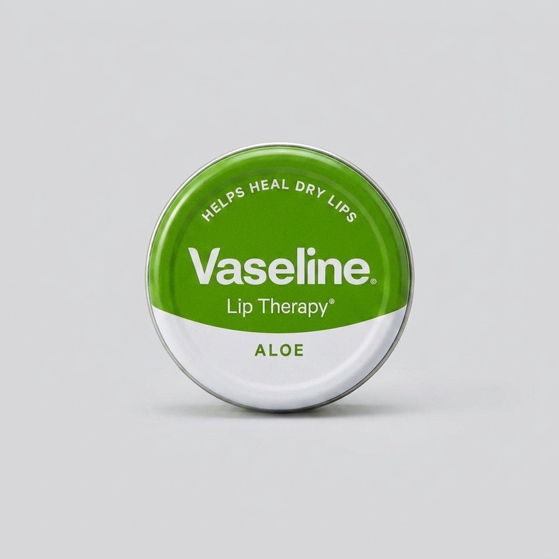 بالم لب آبرسان وازلین مدل Aloe حجم 20 میلی‌لیتر تقویت‌کننده و ترمیم‌کننده لب‌های خشک و حساس