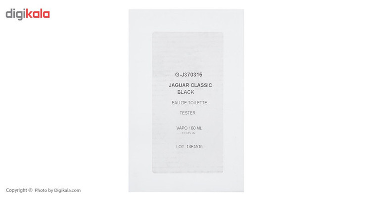 تستر ادو تویلت مردانه جگوار مدل Classic Black حجم 100 میلی لیتر