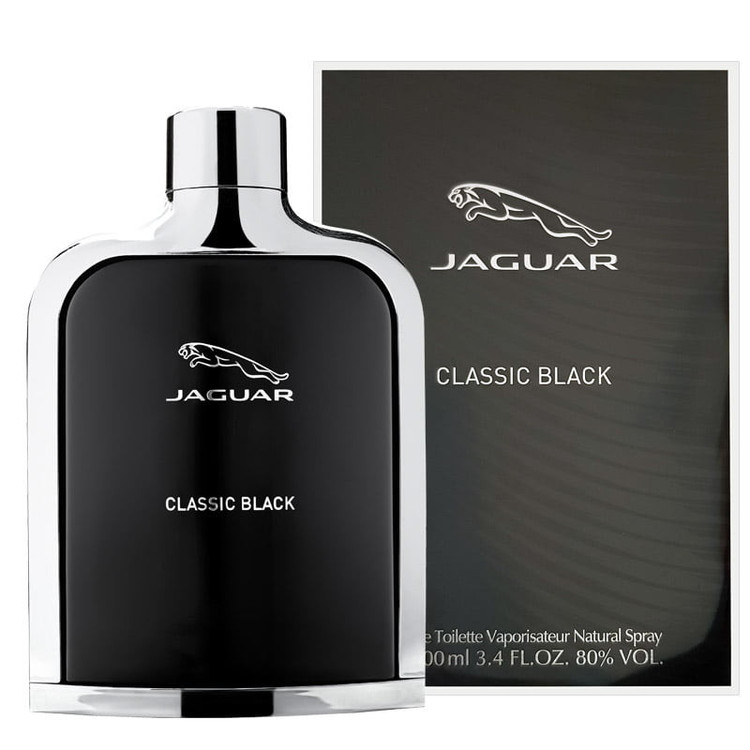ادو تویلت مردانه جگوار مدل Classic Black با رایحه تلخ حجم 100 میلی لیتر