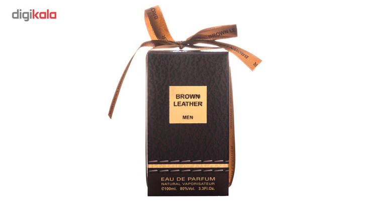 ادو پرفیوم مردانه فراگرنس ورد مدل Brown Leather حجم 100 میلی لیتر