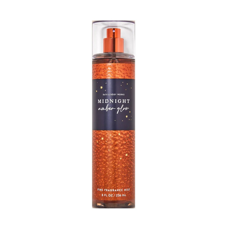 بادی اسپلش زنانه بس اند بادی ورکز مدل Midnight Amber Glow حجم 236 میلی لیتر