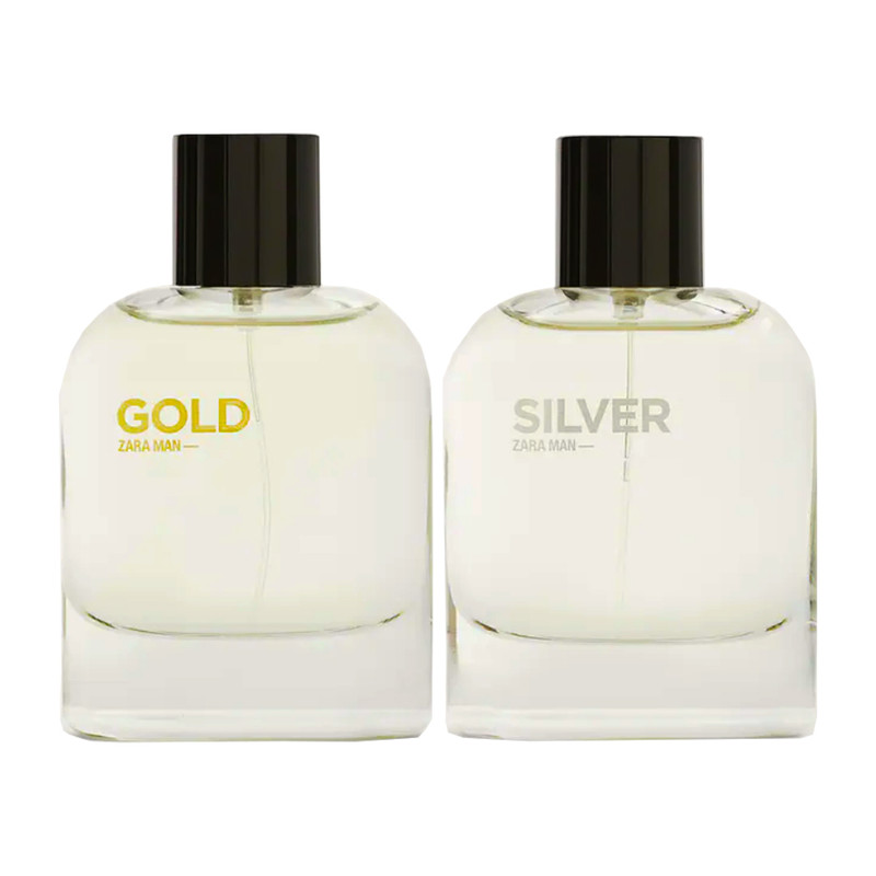 ادو تویلت مردانه زارا مدل Silver and gold حجم 80 میلی لیتر مجموعه دو عددی