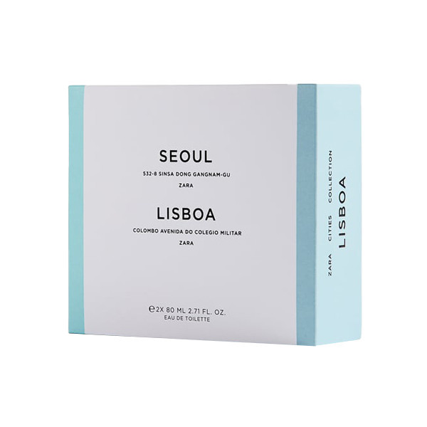 ست ادو تویلت مردانه زارا مدل مدل seoul Lisboa حجم 80 میلی لیتر مجموعه 2 عددی