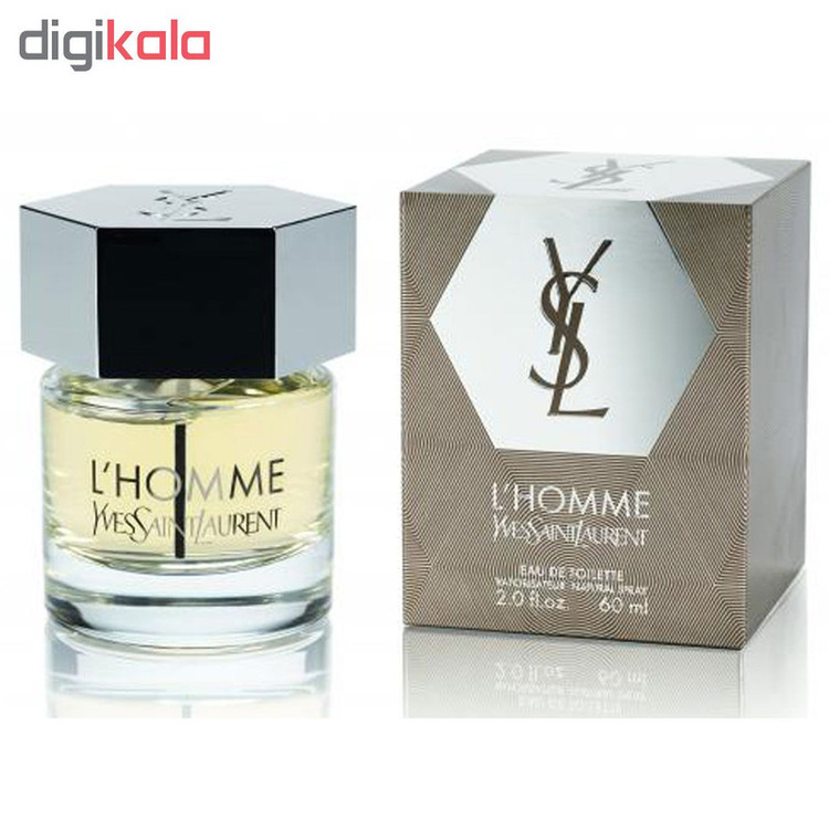 ادوتویلت مردانه ایو سن لوران مدل Lhomme حجم 60 میلی لیتر