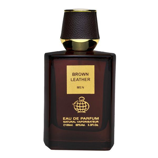 ادو پرفیوم مردانه فراگرنس ورد مدل Brown Leather intens حجم 100 میلی لیتر