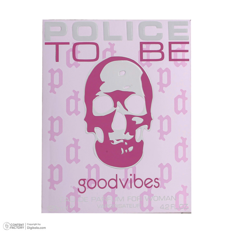 ادوپرفیوم زنانه پلیس مدل To be Good Vibes حجم 125 میلیلیتر