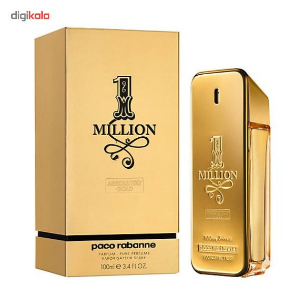 پرفیوم مردانه پاکو رابان مدل 1Million Absolutely Gold حجم 100 میلی لیتر