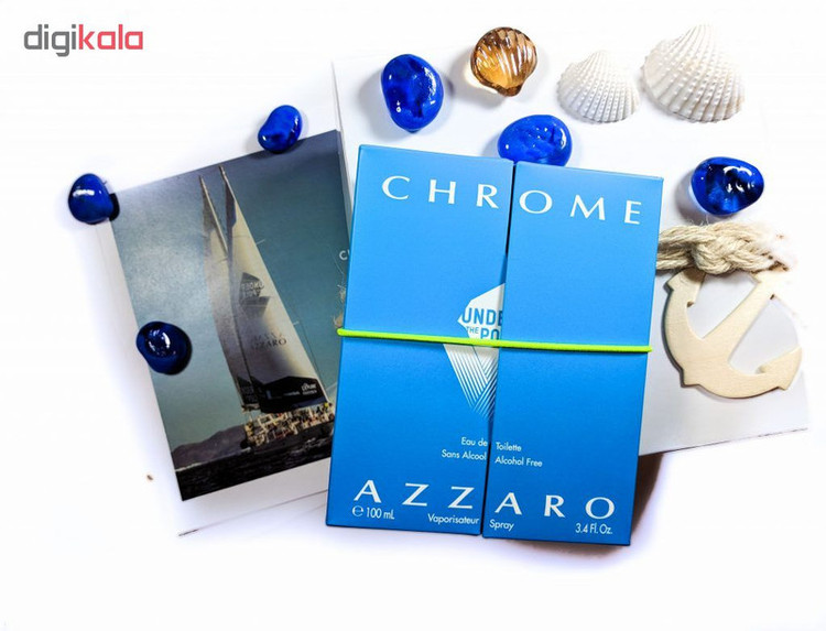 ادو تویلت مردانه آزارو مدل Chrome Under the Pole حجم 100 میلی لیتر
