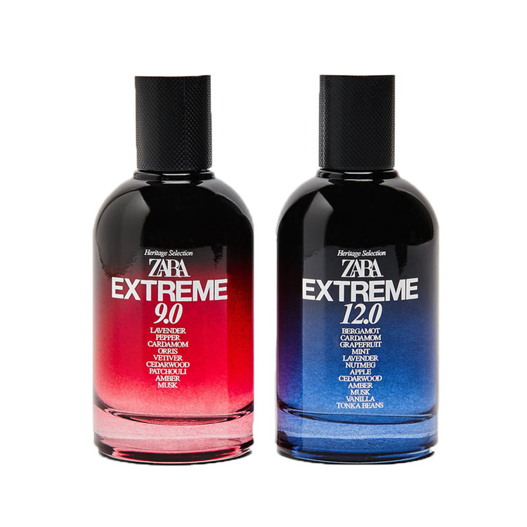 ست ادو تویلت مردانه زارا مدل Extreme 9.0 12.0 حجم 100 میلی لیتر