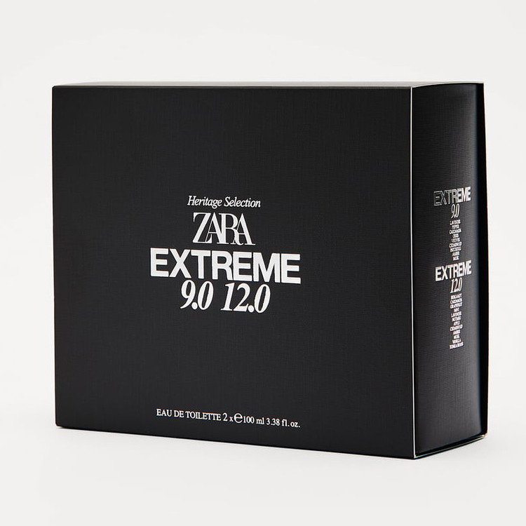 ست ادو تویلت مردانه زارا مدل Extreme 9.0 12.0 حجم 100 میلی لیتر