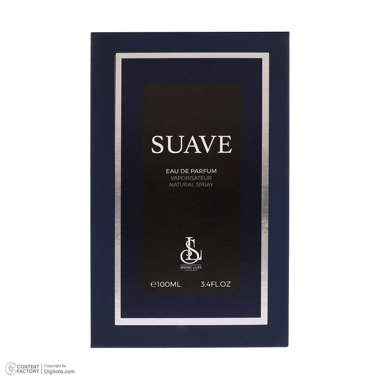 ادو پرفیوم مردانه اسپرینگ لیلیز مدل Suave با رایحه معتدل حجم 100 میلی لیتر