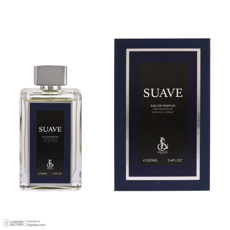 ادو پرفیوم مردانه اسپرینگ لیلیز مدل Suave با رایحه معتدل حجم 100 میلی لیتر